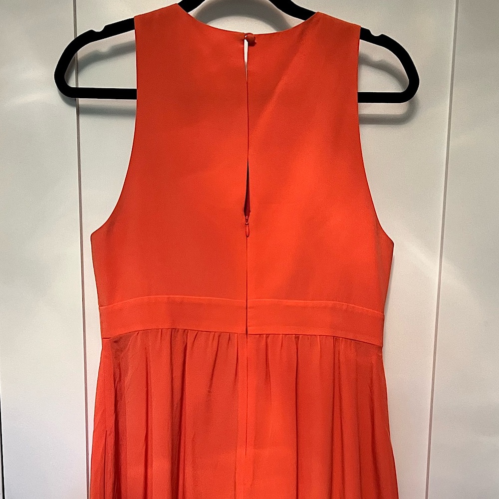 Annie Griffin Coral sleeve less w/ pockets Dress, size 10